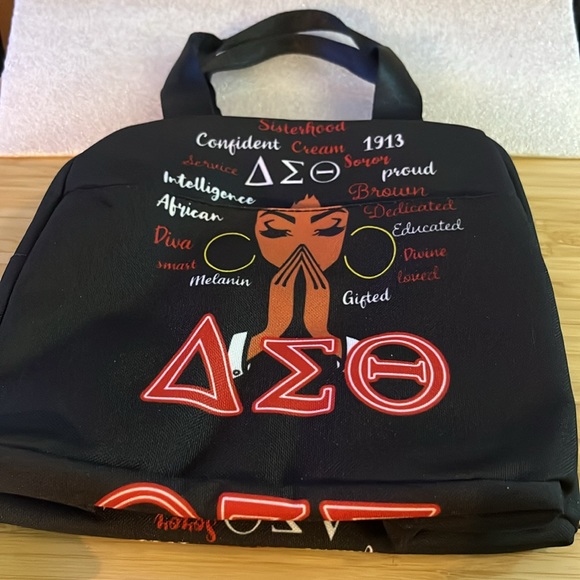 Emolus Delta Theta sorority paraphernalia bag. - Picture 2 of 2